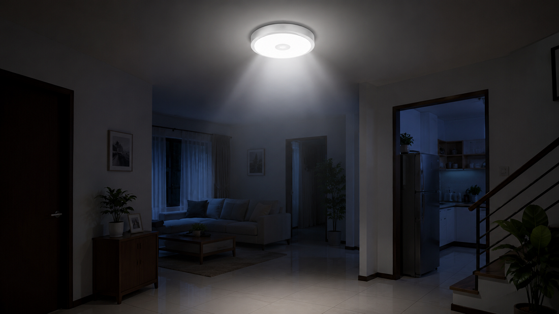 Cara Kerja Lampu Emergency yang Dipasang di Tengah Rumah, Solusi Saat Listrik Padam