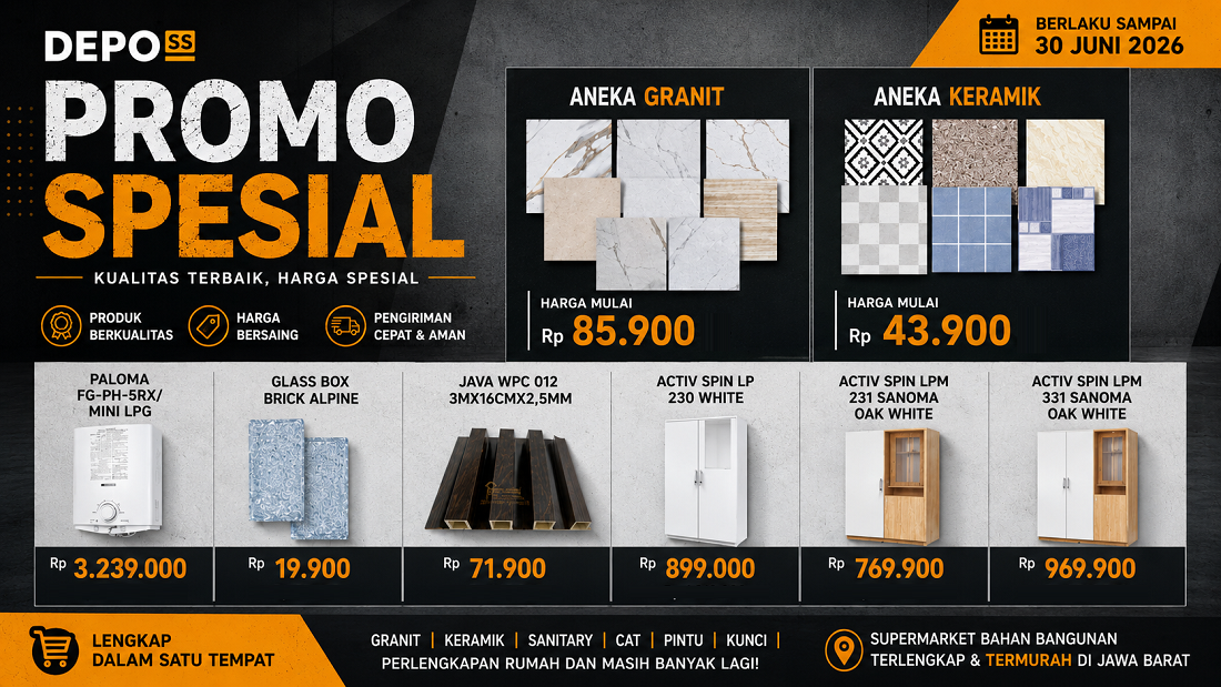 Wujudkan Rumah Impian Anda dengan Promo Spesial DEPO SS Juni 2026